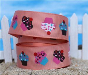 Summer Holiday Ribbon - Cupcake Peach